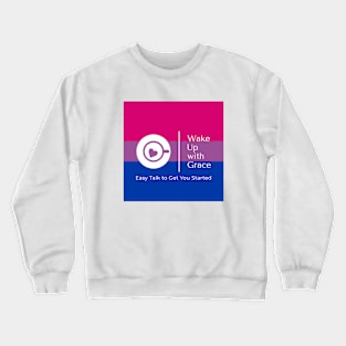 WUWG White Logo_Bi Flag Crewneck Sweatshirt